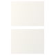 ENHET white cabinet: modern, rectangular design with smooth, stain-resistant foil, a practical choice for any room.