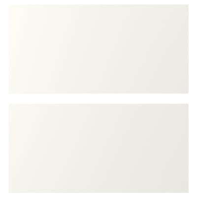 ENHET white cabinet with sleek, smooth surfaces and 10-year guarantee.
