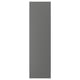 Dark grey rectangular panel, likely a cabinet cover, with smooth finish, plastic edges, and a plain design.