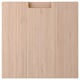 Light wooden cabinet front with rectangular handle.