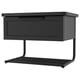 GRÅFJÄLLET Wall-mounted bedside table, anthracite, 42x29x31 cm