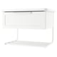 GRÅFJÄLLET Wall-mounted bedside table, white, 42x29x31 cm
