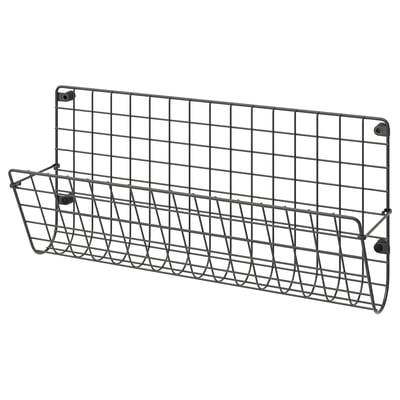 GREJIG Wall pocket, grey, 58x17x28 cm