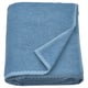 A folded light blue GULVIAL towel, soft and fluffy, made of 100% cotton, neatly folded with a smooth edge design.