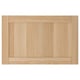 Light wood cabinet door, simple design.