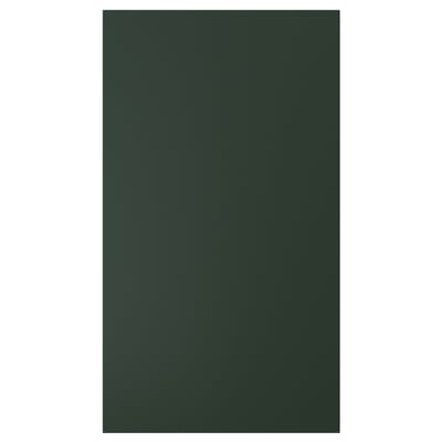 Dark green rectangular panel, smooth matte finish, straight edges, simple minimalist design for furniture.