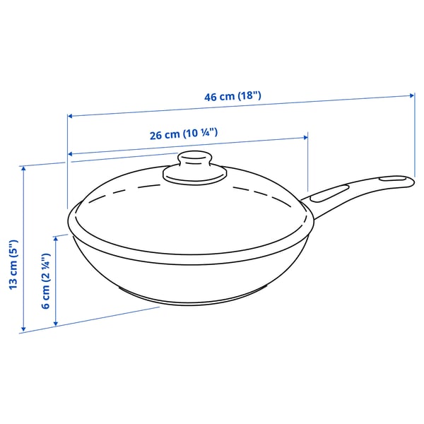 Illustration with measurements for the product: HEMLAGAD.
