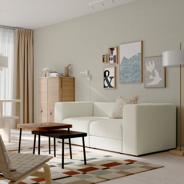 JÄTTEBO 2-seat modular sofa, Axvall off-white