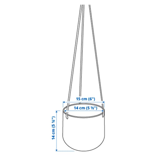 Illustration with measurements for the product: KAPKRUSBÄR.