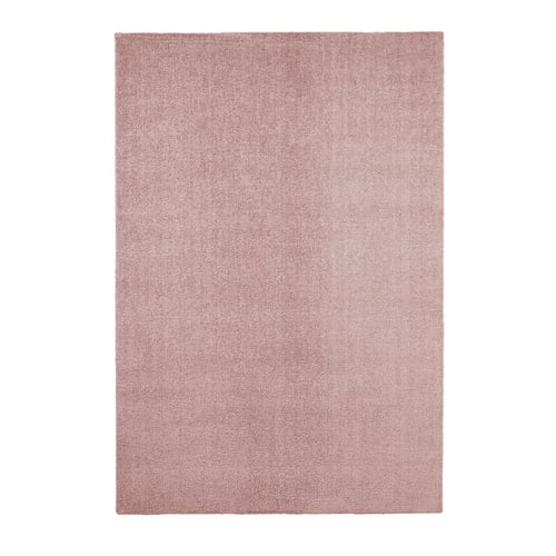KNARDRUP rug in pale pink with shiny effect, rectangle, soft recycled polyester.