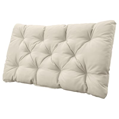 KUDDARNA Back cushion, outdoor, light grey-beige, 80x44 cm