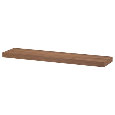 LACK Wall shelf, brown walnut effect, 110x26 cm
