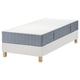 LYNGÖR Divan bed, Valevåg medium firm/light blue white, 90x200 cm