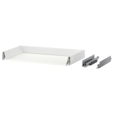 MAXIMERA white drawer with metal runners.