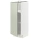 METOD kitchen cabinet, light green, square, flat doors, adjustable shelves.