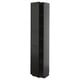 Black METOD kitchen cabinet, tall, rectangular, with sleek design and adjustable shelves.