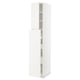 White ikea METOD kitchen cabinet, sleek modern design with pull-out storage shelves.