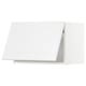 METOD white kitchen cabinet, modern simple design with flat panels, sturdy fiberboard.