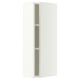 METOD Wall cabinet with shelves, white/Aspudden matt white, 20x80 cm