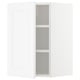 METOD white wall cabinet with adjustable shelf, minimalist design.