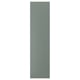 Rectangular, grey-green NICKEBO kitchen cabinet front panel with smooth texture.