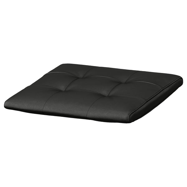POÄNG Footstool cushion, Grann black