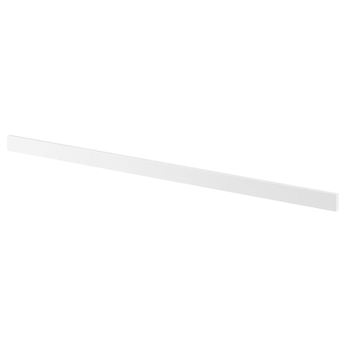 RAMSÅS white wall edging, smooth melamine