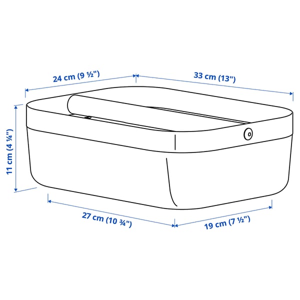 Illustration with measurements for the product: RISATORP.