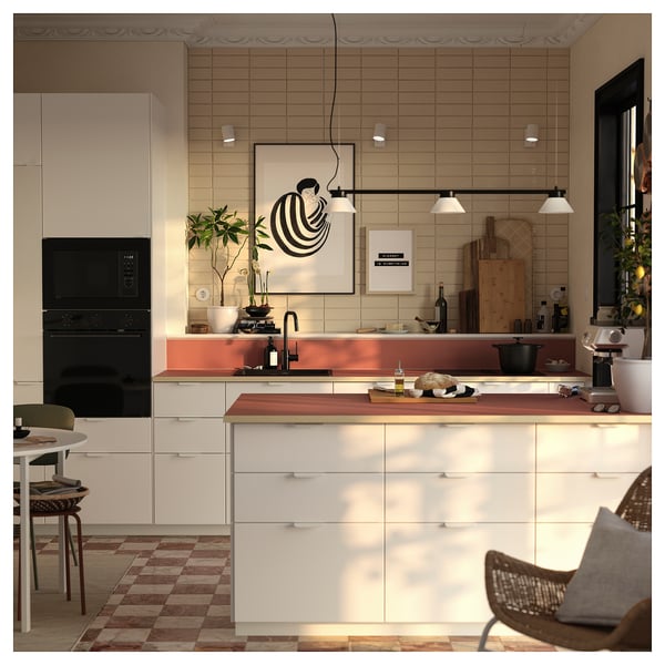 SIBBARP Custom made wall panel, terracotta effect/laminate, 1 m²x1.3 cm