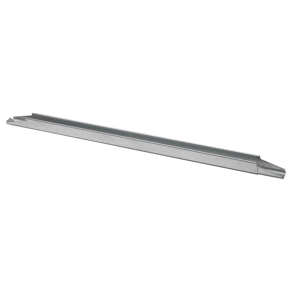 SKORVA: grey, long, straight, galvanised steel rail.