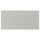 A plain, rectangular storage box, styled in minimalist design, with a smooth grey finish. Made of fibreboard.