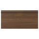 STENSTA dark brown kitchen cabinet with wood grain pattern and wide solid wood handle.