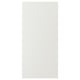 A white rectangular STENSUND cover panel, made of acrylic-painted fiberboard, with a smooth finish.