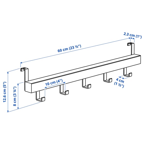 Illustration with measurements for the product: TJUSIG.
