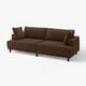 UPPÅKRA 3-seat modular sofa, Samsala dark brown