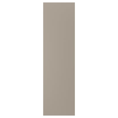 UPPLÖV matt beige cover panel, rectangular, kitchen cabinet accessory, recycled materials.