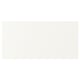 VALLSTENA white kitchen cabinet with smooth surface, rectangular shape, simple design.
