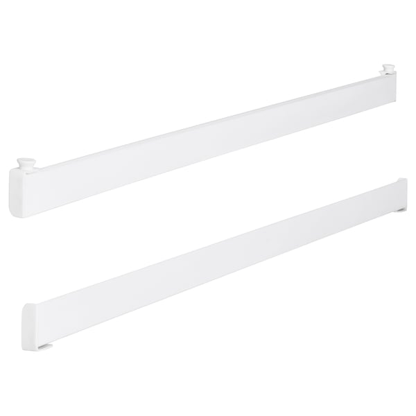 VIDGA white curtain holders, abs plastic clips, aluminium rail, simple design.