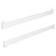 VIDGA white curtain holders, abs plastic clips, aluminium rail, simple design.