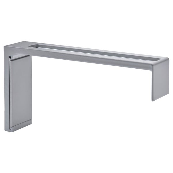 VIDGA silver aluminium u-shaped wall fitting, minimalist design.