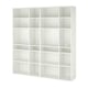 VIHALS: white, modular storage shelves. Minimalist design, clean lines. Made of particleboard, ideal for organizing & displaying items.