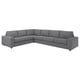 A grey VIMLE sectional sofa with a modern design, providing a cosy and versatile seating solution.