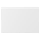 VOXTORP drawer fronts, matte white, modern design, integrated handles.