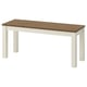 ÅLHULT Bænk, beige/brun, 103x36 cm
