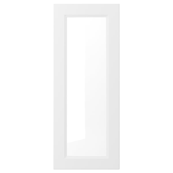 Viser en hvid AXSTAD skabslåge med et slankt, rektangulært design med en central panelsektion og subtile, bløde linjer.