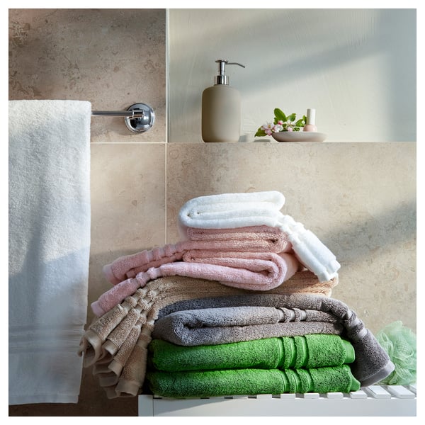 BROKGLIM Badehåndklæde, grå, 70x140 cm