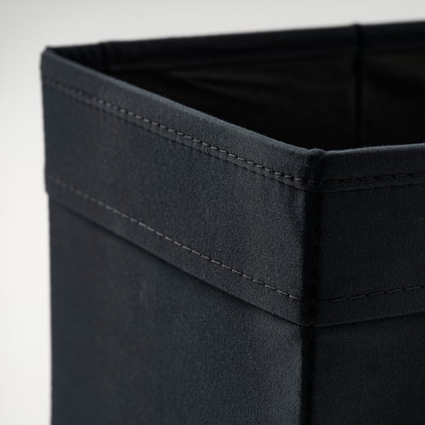 DRÖNA Kasse, sort, 18x25x15 cm