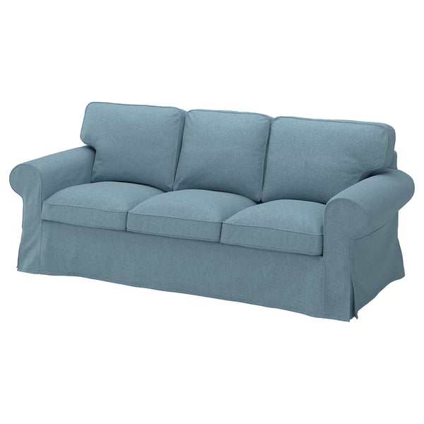 EKTORP 3-pers. sofa, Naggen gråblå