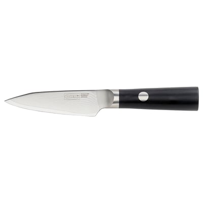 FJÄLLRÖDING Urtekniv, Damaskusstål/sort, 10 cm