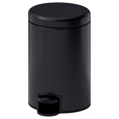 GANSJÖN Affaldsspand, sort, 3 l